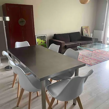 아파트 Grand 2 Terrasses Calme Parc Ombrage Parking Prive 보르도